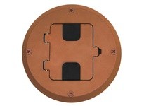Hubbell Wiring RF515BN FLOOR BOX KIT WOOD FLR TYPE BR