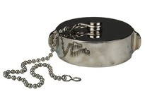 Dixon RFC250F-SS 2-1/2" NST STAINLESS STEEL R/L CAP WITH CHAIN