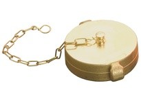 DIXON RFC300F 3" NH Rocker Lug Cap with Chain - Cast Brass | YarinInd
