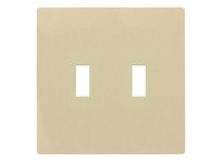 Hubbell Wiring RFW2I WALLPLATE 2G TOG SNAP-ON IVORY