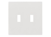 Hubbell Wiring RFW2W WALLPLATE 2G TOG SNAP-ON WHITE | YarinInd