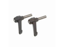 System Plast RH-30-BK-MS1213-50 Ratchet Handle (Male), Stainless Steel, 1/2-13 Thread, Black, Series RH-30Ratchet Handle (Male),