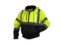 Pyramex RJ3110X5 Type R - Class 3 Hi-Vis Lime Bomber Jacket 5X LargeType R - Class 3 Hi-Vis Lime Bomber Jacket 5X Large