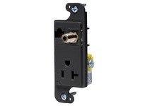 Hubbell Wiring RJ620BKTR JLOAD 20A Media Outlet TR Black | High-Quality Industrial Supplies