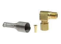 Coilhose RK090E Nylon Coil Repair Kit 1/4" ID x 1/4" MPT Elbow | YarinInd