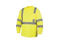 Pyramex RLTS3110X3 Type R - Class 3 Hi-Vis Lime Long Sleeve T-Shirt 3X LargeType R - Class 3 Hi-Vis Lime Long Sleeve T-Shirt 3X 