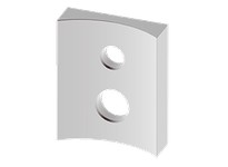 RAB RPA4LW ROUND POLE ADAPTOR ALED WHITE 4 RND POL | YarinInd