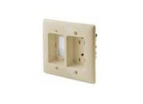 Hubbell Wiring RR1512 RECESS TR DUP RCPT 2G W/FEED | YarinInd