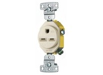 Hubbell Wiring RR155LAWR RESI SGL RCPT 15A 250VWR LA