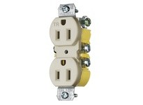 Hubbell Wiring RR15KITR RCPT DUP TR 15A 125V CUT EARS IV