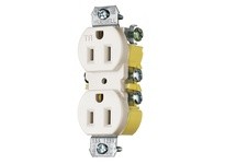 Hubbell Wiring RR15KLATR RCPT DUP TR 15A 125V CUT EARS LA
