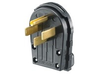 Hubbell Wiring RR435P Plug SB 30A 125/250V 3P4W Angle Black | Industrial Supplies