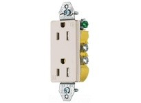 Hubbell Wiring RRD15KLATR rCPT DUP DEC TR 15A125VN | YarinInd