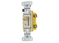 Hubbell Wiring RS315I RESI TOG SWITCH 3 WAY 15A 120V IV