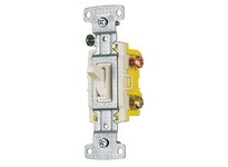 Hubbell Wiring RS315LA RESI TOG SWITCH 3 WAY 15A 120V LA
