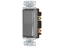 Hubbell Wiring RSD215GY RESI ROCKER SW DP 15A 120/277V GY