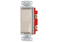 Hubbell Wiring RSD415AL RESI ROCKER SW 4W 15A 120/277V AL | Industrial Supplies