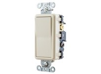 Hubbell Wiring RSD415LA RESI ROCKER SW 4W 15A 120/277V LA