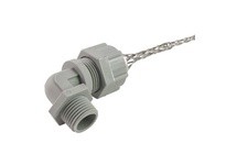 Remke RSP-9103-E Cord Connector nylon 90 deg 1/2" NPT cable range .125 - .188 with mesh
