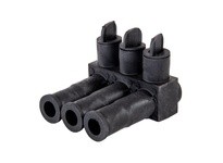 Remke RSP-9104-3 Cord Connector nylon 90 deg 1/2" NPT 3 holes .250