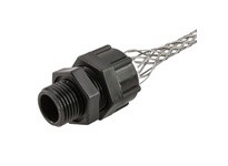 Remke RSPV-108-E Cord Grip Valox 1/2" NPT cable range .438 - .500 with mesh