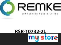 Remke RSR-10732-2L Cord Grip alum 1/2" NPT 2 holes .218 Form Size 2 with locknut