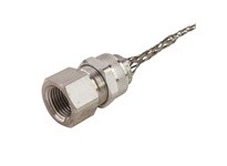 Remke RSRF-104-E Cord Grip with internal Thread alum 1/2" NPT cable range .188 - .250 with mesh