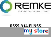 Remke RSSS-314-ELNSS Cord Connector SS 1" NPT cable range .750 - .875 with mesh and SS locknut