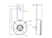 Fenner Drives RT3000 ROTARY TENSIONER 3000 SERIES | YarinInd