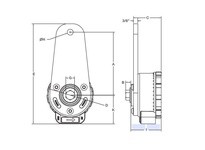 Fenner Drives RT4902 Tensioner HvyDuty straight arm