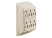 Hubbell Wiring RT600I TAP DUPLEX TO 6 OUTLET 15A 125V IVORY