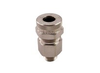 Remke RTKN-075-6 MC Cable Connector nickel plated alum 3/4" NPT range over jacket 1.080 - 1.205 range over armor .970 - 1.125