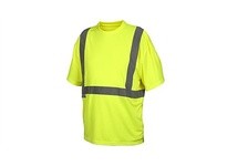 Pyramex RTS2110NPXL Type R Class 2 Hi-Vis Lime T-Shirt XL | Safety Gear