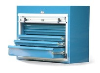 StrongHold RU-15533 Small Drawer Cabinet with Roll-Up Door 43x18x30