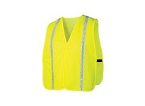 Pyramex RV110 Hi-Vis Lime Safety Vest with Reflective Material One Size Fits MostHi-Vis Lime Safety Vest with Reflective Materia