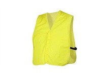 Pyramex RV110NS Hi-Vis Lime Safety Vest No Reflective Tape One Size Fits MostHi-Vis Lime Safety Vest No Reflective Tape One Size