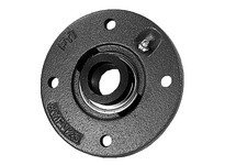 PTI RVFW207-35AMM Piloted 4-Bolt Flange Bearing-35mm RVFW 200 Silver Series - Normal Duty