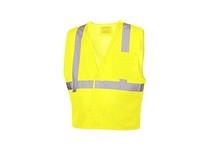 Pyramex RVHL2510BRDX4 Type R - Class 2 Hi-Vis Lime Safety Vest | 4X Large