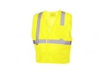 Pyramex RVHL2510BRDX5 Type R - Class 2 Hi-Vis Lime Safety Vest with 5 point D-ring 5X LargeType R - Class 2 Hi-Vis Lime Safety V