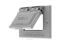 Hubbell Wiring RW51020 WP COVER 1G HORZ 1) RECT OPG GRAY | Industrial Supplies