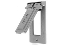Hubbell Wiring RW51040 WP COVER 1G VERT 1) RECT OPG GRAY | Industrial Supplies