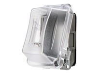 Hubbell Wiring RW58300 WP HOOD 1G VERT MULTI OPNG BKNS