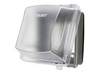 Hubbell Wiring RW58750 WP HOOD2G HORZ/VERTMULTI OPNGGRAYNS | Industrial Supplies