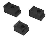 Te-Co RWS4554 Vise Clamps, 0.5" Height, 1.250" Total Height, 1-1/2" Total Length, 4" Vise Size, Black Oxide Finish, 1018 Steel M