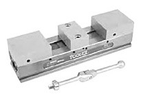 Te-Co RWS8002SJ ReLock Double Station Vise with Machinable Soft Jaws, 28.5" Length, 8" Vise Size, Up to 16, 0000 lbs. Clamping P