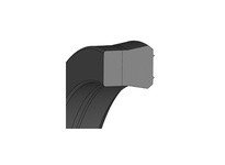 Dichtomatik S05-48X60X10 Rod Seal NBR/NBR Impregnated Fabric | Metric Rod Seal