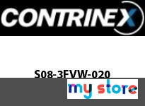 Contrinex S08-3FVW-020 PICO M8 STANDARD CORDSETS 2m Length PVC Cable Angle