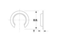 Thomson Linear S1000OPN-DD Linear Bearing, Seal, Rubber, Accessory, 1 in, Open, Replacement Internal