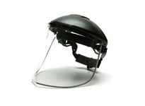 Pyramex S1015 Clear Aluminum Bound Polythylene Face Shield ANSI Z87Clear Aluminum Bound Polythylene Face Shield ANSI Z87