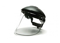 Pyramex S1040 Clear Aluminum Bound Polycarbonate Face Shield ANSI Z87+Clear Aluminum Bound Polycarbonate Face Shield ANSI Z87+